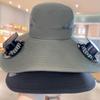 Large Size Quick Dry Bucket Hat With Solar Powered Fan Usb Charging Sun Hat For Men Outdoor Hiking Camping Fishing Cooling Wear