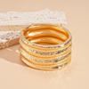 Metal Cuff Bangles Europe American Style Exaggerated Bracelet Exaggerated Wide Open Bangle  Girls