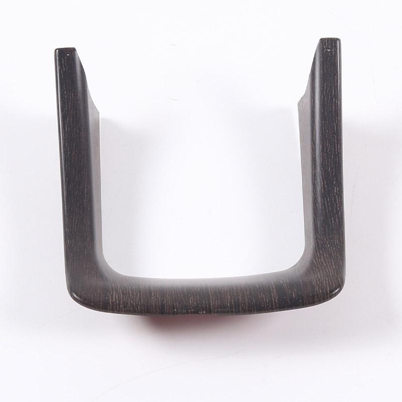 For Land Rover Range Rover Evoque 2012-2018 ABS Carbon Fiber Car Steering Wheel Decorative Frame Sticker Car Accessories Oak wood grain