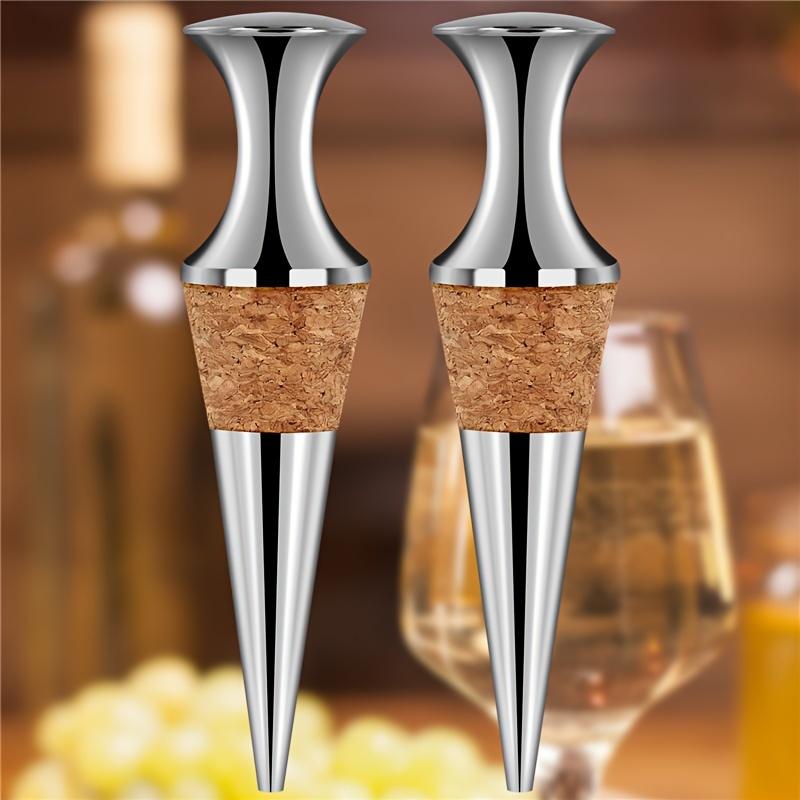 1Pc red wine cork wine bottle cork fresh-keeping plug sealing plug flat head non-leaking wine set
