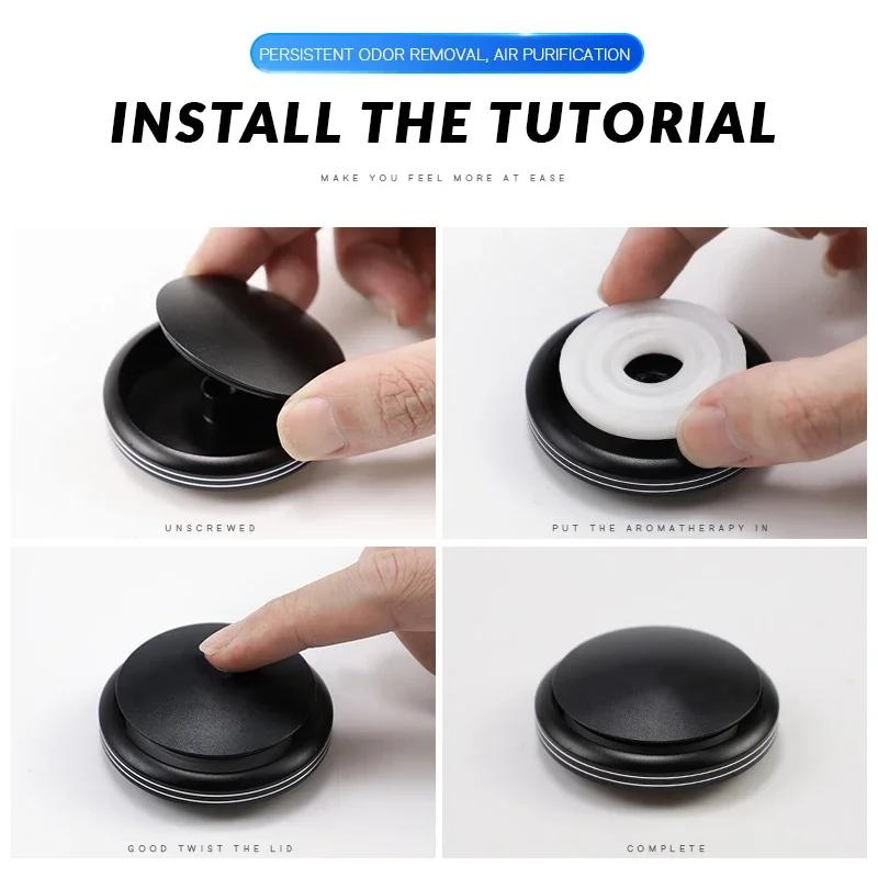 Car Air Freshener for Ford Motor Explorer Ecosport Galaxy Mustang Transit Fiesta Mondeo Raptor Ranger Interior Solid Ointment