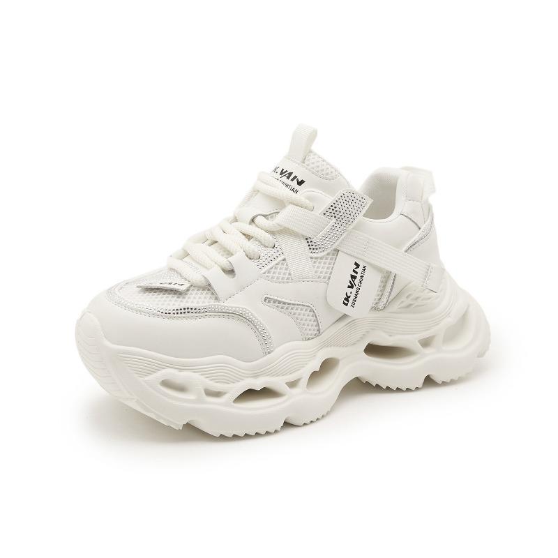 

8885 dad shoes women s autumn mesh breathable versatile dad shoes student sports and leisure shoes 40 белый