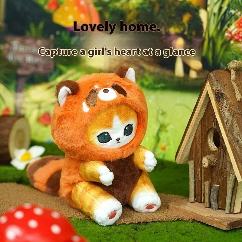 Originele Mofusand Serie Dieren met Lange Staart Pluche Pop Schattige Haai Kat Zachte Pop Kawaii Knuffel Speelgoed Cadeau Voor Kinderen