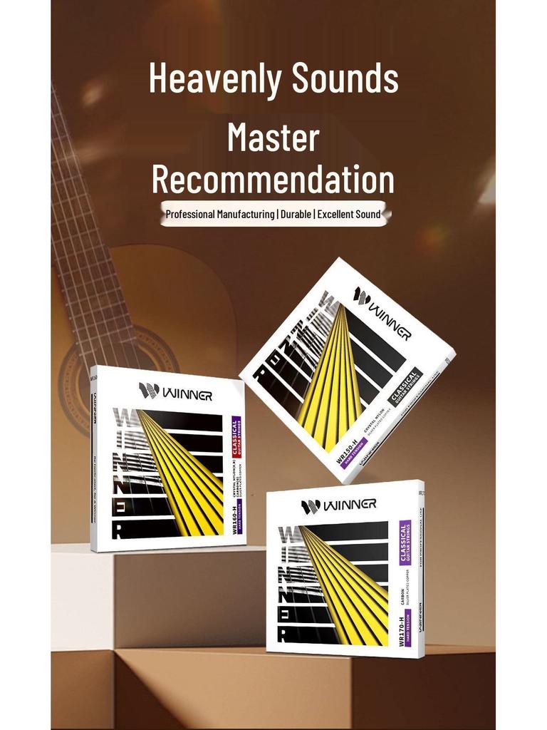 Winner WR150/170 Carbon Fiber Classical Guitar String Set (6 Nylon Strings)