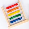 Five-Row Wooden Abacus for Children's Math and Puzzle Learning