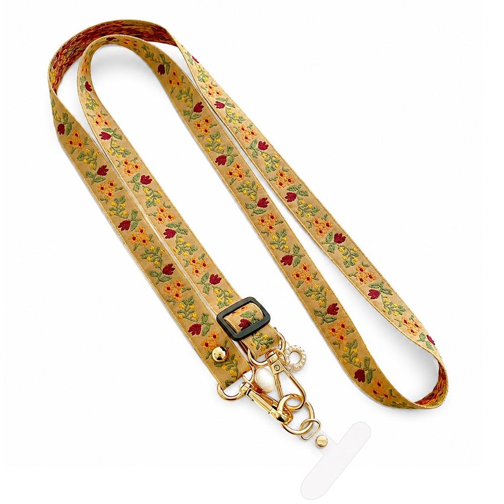 Adjustable Length Mobile Phone Lanyard Multi-Function Neck Phone Strap Neck Bag Lanyard  for Phones хаки