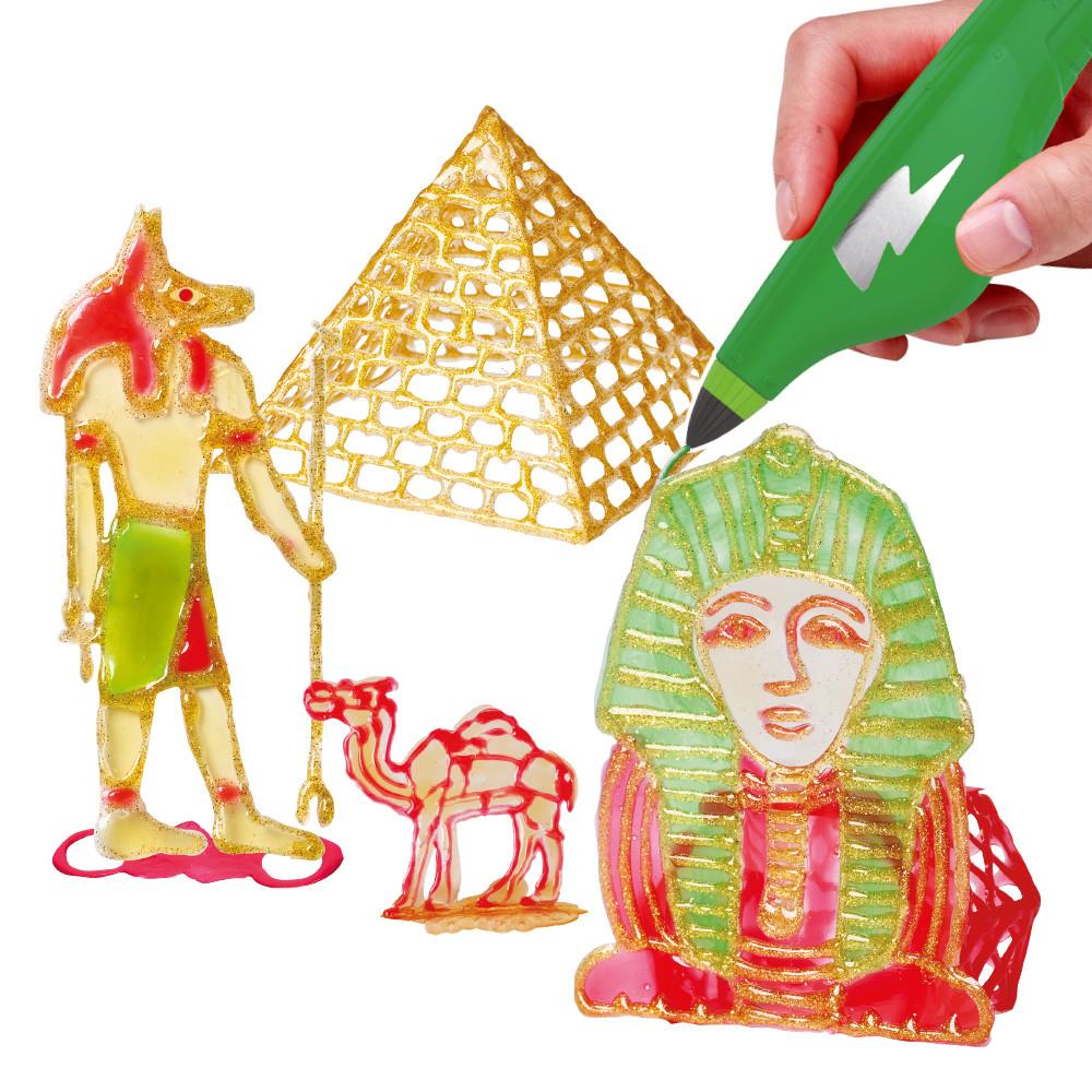 [Mimi World Official] 3D Magic Pen Egipt, jucării populare cu personaje coreene