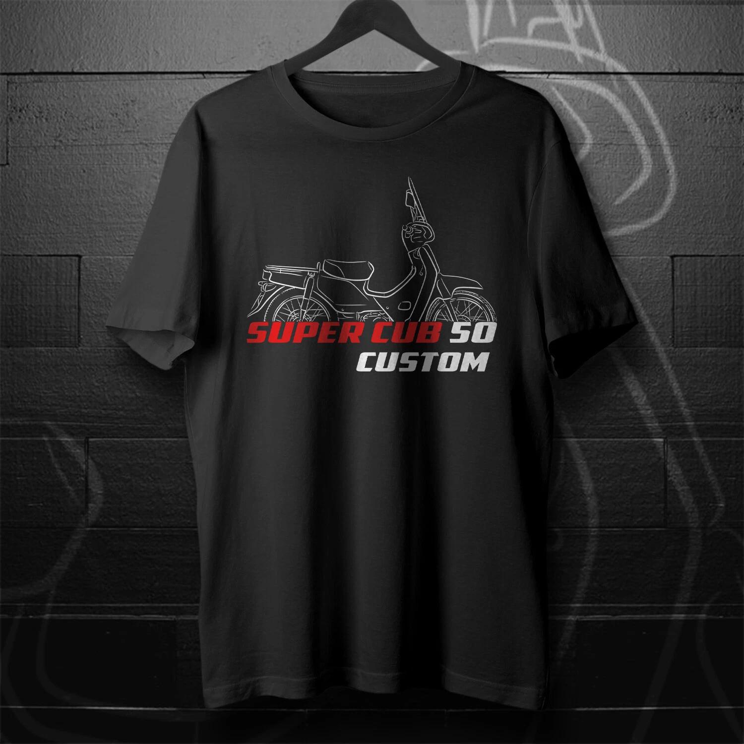 Honda Super Cub 50 Super Custom 2007-2016 - Motorcycle T-Shirt for Riders XXL