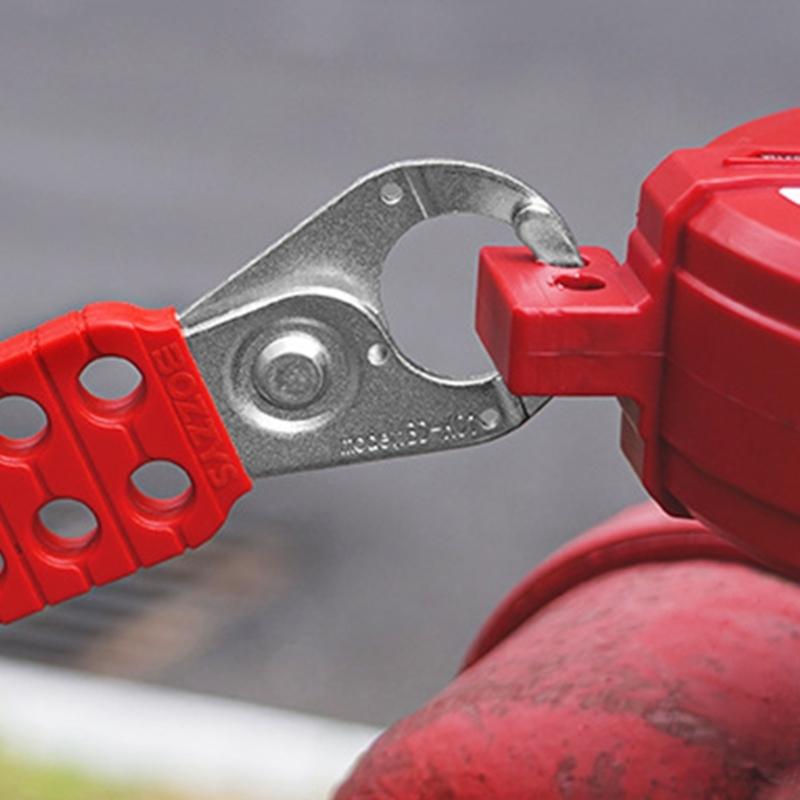 Industrial Corrosion Resistant Lockout Tagout with 6 Padlock Holes Strong Steel Lockout Hasp Upgrades For Multiple Worker