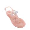 Sandali estivi da donna in PVC multicolore con strass, tipo gelatina