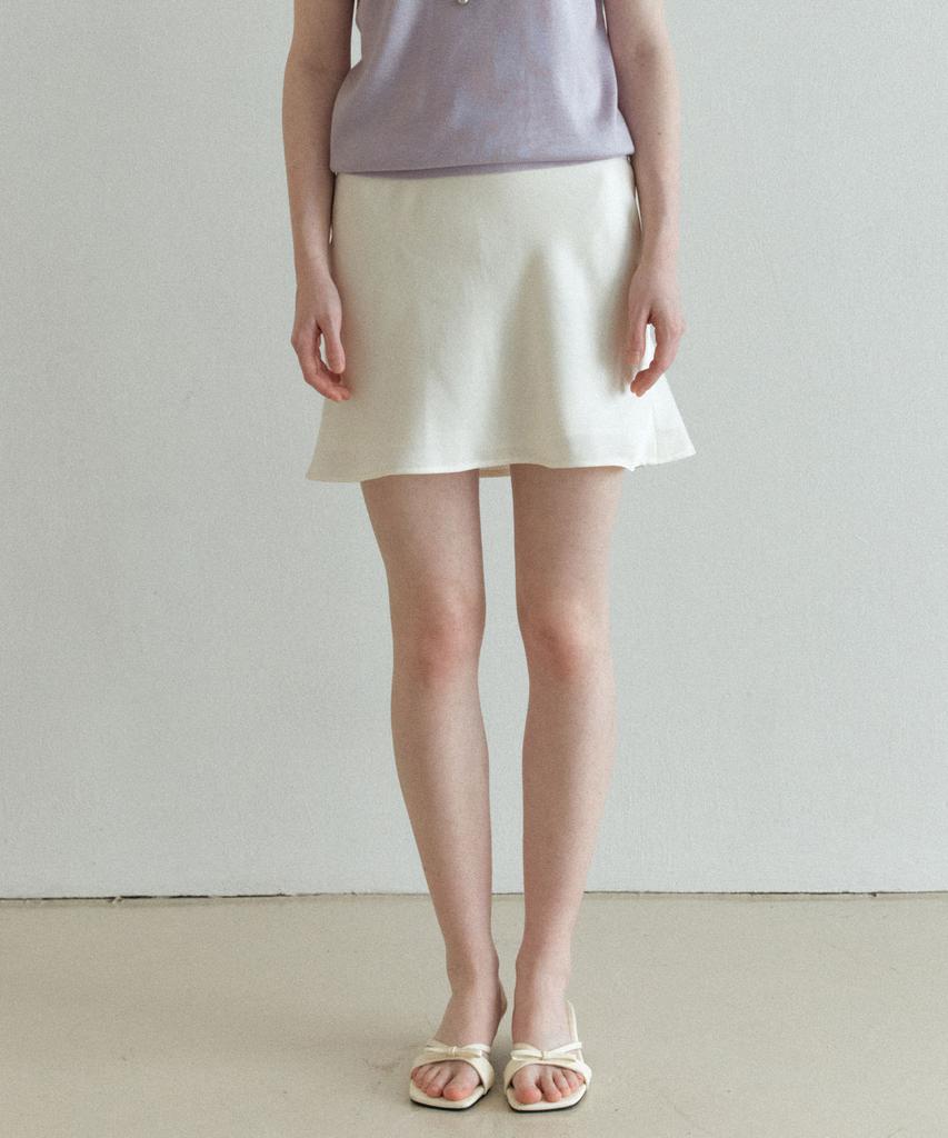 Yeoppe Satin Midi Skirt_Cream