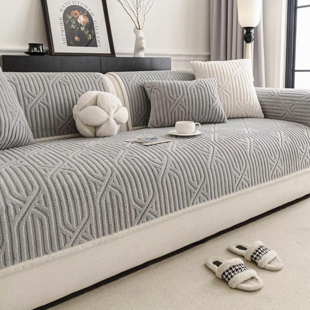 1pcs Simple Modern Sofa Mat Wear-resistant Durable Living Room Backrest Cover Anti-Slip Washable Soft Couch Cushion Home Decor