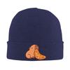 1pc Anime Capybara Eating Pizza Beanie Hat Acrylic Knit Fabric, Lightweight, Stretchable, Toggle Closure, Hand Washable