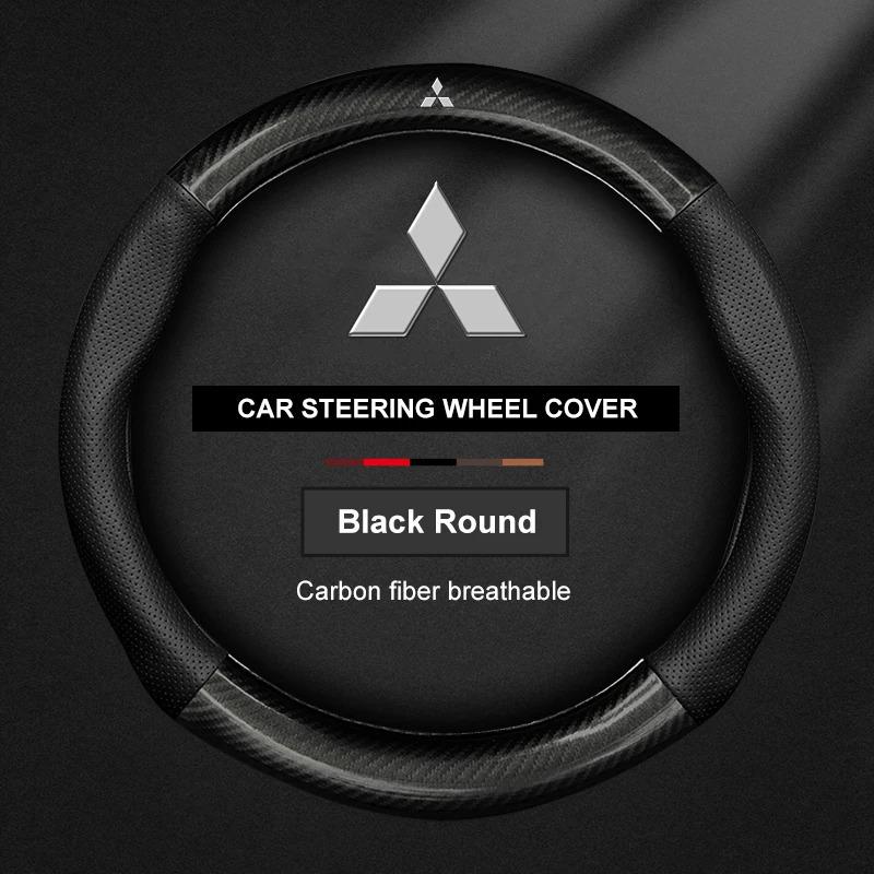 Rvcr3 For Mitsubishi Outlander Pajero Asx Colt Lancer EX Evolution X L200 Triton RALLIART Delica Eclipse Car Steering Wheel Cover