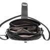 Genuine leather women's bag, new trendy embroidery thread rhombus shoulder messenger bag, first-layer cowhide bucket bag
