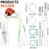 Glow Plug Repair Kit 12V Lgnition Plug Repair Parts 2-5KW Air Diesel Parking Heater Glow Car Parking Heating Kit Car Accessories