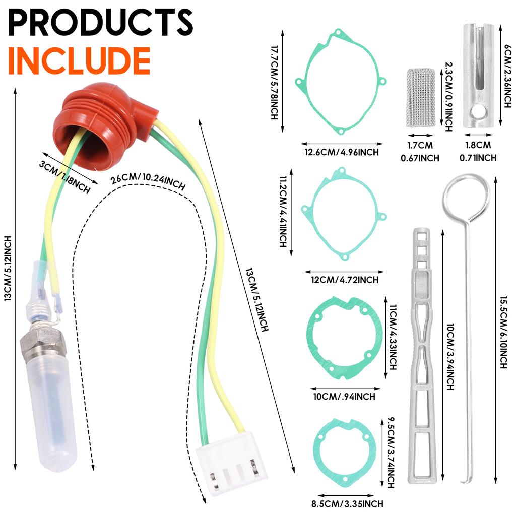 Glow Plug Repair Kit 12V Lgnition Plug Repair Parts 2-5KW Air Diesel Parking Heater Glow Car Parking Heating Kit Car Accessories