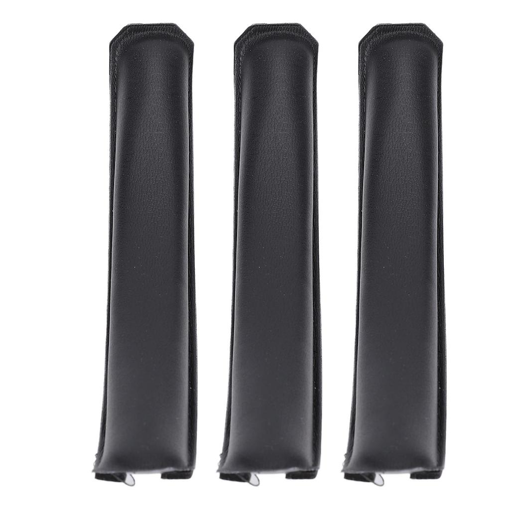 3pcs Headphone Replacement Headband Pad Soft Protein Leather Headband Cushion for W820NB W820NB Plus Black