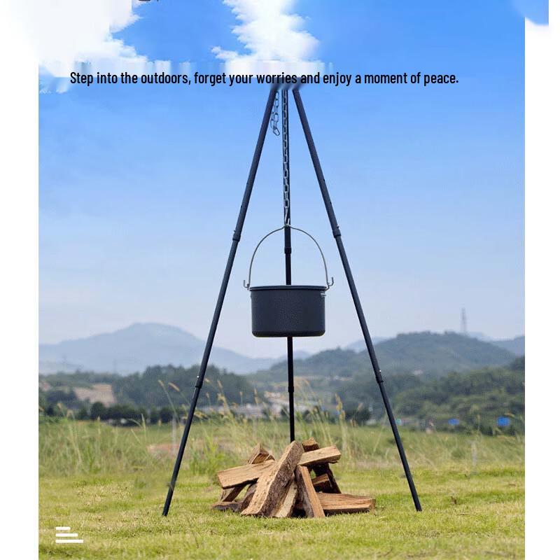 5,5L tragbarer Outdoor-Camping-Hängekochtopf