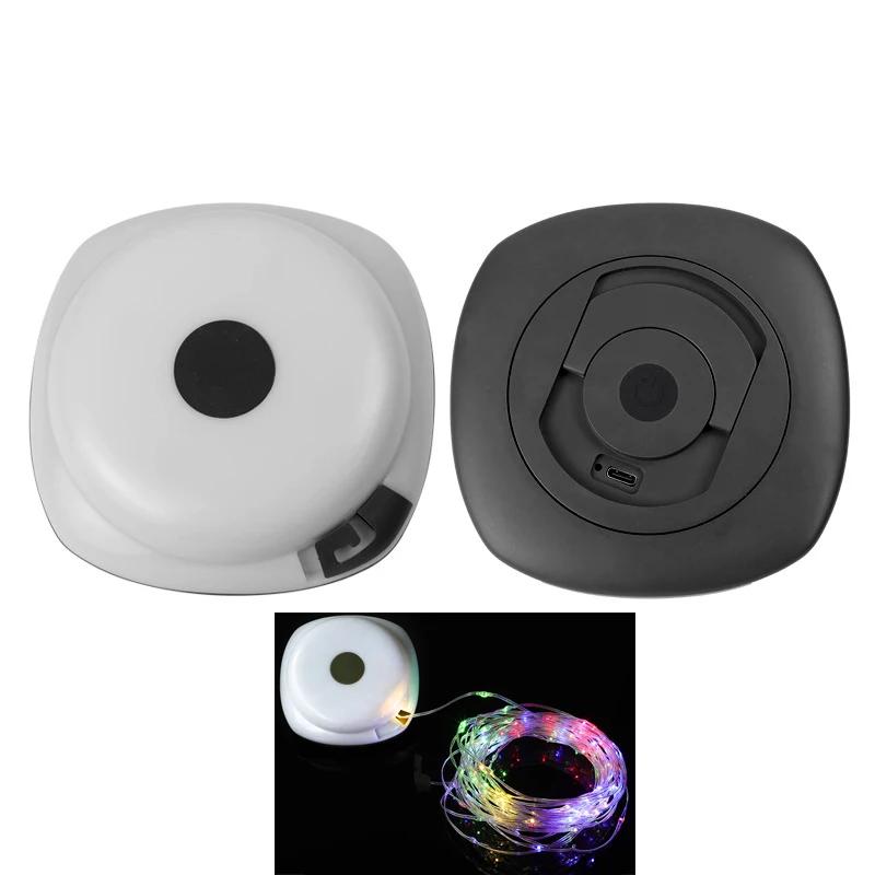 LED Light String Portable Camping Light 2000mAh Rechargeable 10m Outdoor Atmosphere Tent Wedding Christmas Decor Strip Star Lamp