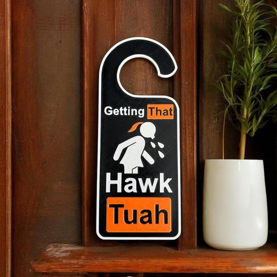 Acrylic Door Knob Hanger Home Office Dorm Bedroom All Standard Doors Handle Hanging Decoration