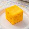 Stress Relief Cheese Squeeze Toy Slow Rising Triangular Square Cheese Sensory Toy Portable Kids Adults Simulated Food Pinch Fidget Toy