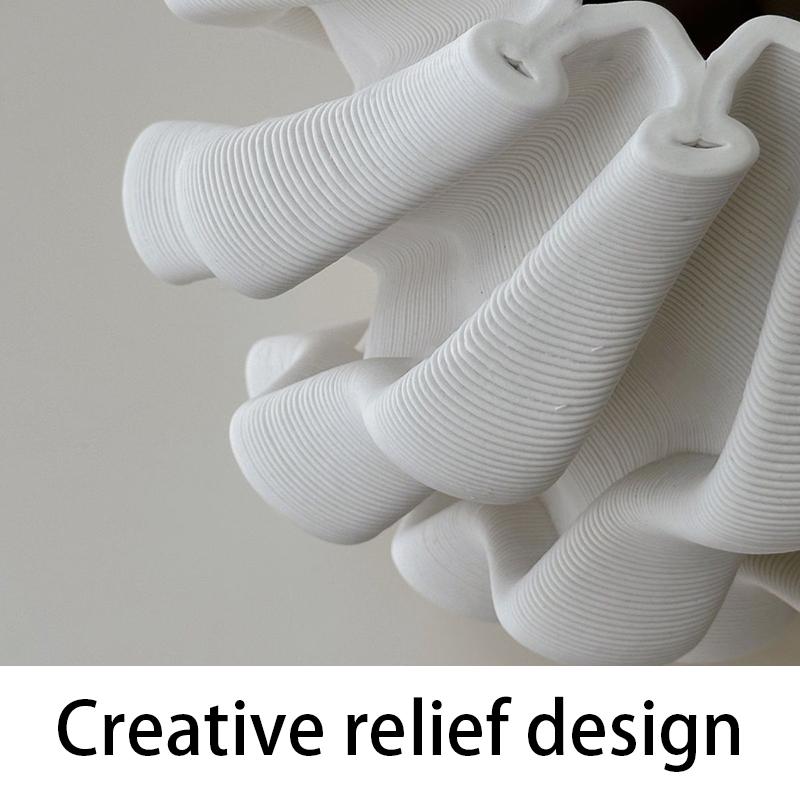Nordic Vase Modern Home Decoration Vases Aesthetic Unusual Shape Flower Bottle Ceramic Elegant Flowerpot Interior Accessorie