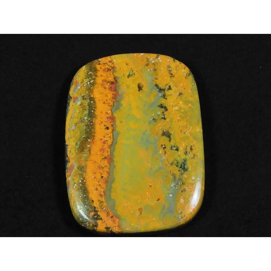 

29X40X05MM Natural Bumble Bee Jasper Octagon Cabochon Loose Gemstone 60Cts. D-112