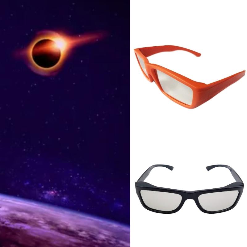 Sonnenfinsternisbrillen Finsternisbrillen Kunststoff Finsternisbrillen für direkte Sonnenfinsternisbeobachtungen Klares Sonnenbild Geschenke