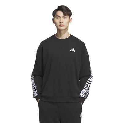 Adidas Word Crew Schwarz Größe L Herren Sweatshirt, (KB3658), (N2685)