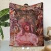 Coperta stampata con musica di Melanie Martinez Coperte da picnic Coperta calda Coperta morbida e confortevole Casa Viaggio Regalo di compleanno