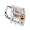 Padlock Pickproof Transparent Lock Transparent Locksmith Training Tools  Home