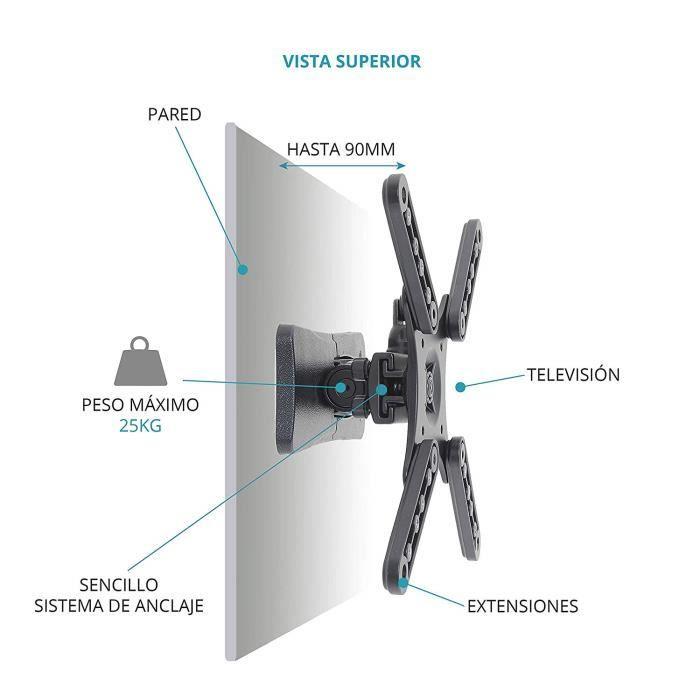 TM Electron tmslc271 – Universell veggmontering for TV, Farge Svart 1234