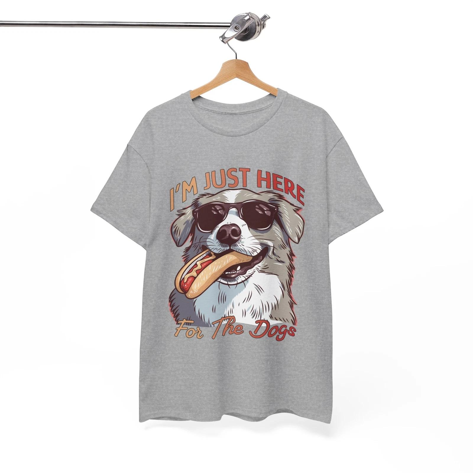 Side-Splitting T-Shirt - The Funniest Graphic Tee I m Just Here For The Dogs S