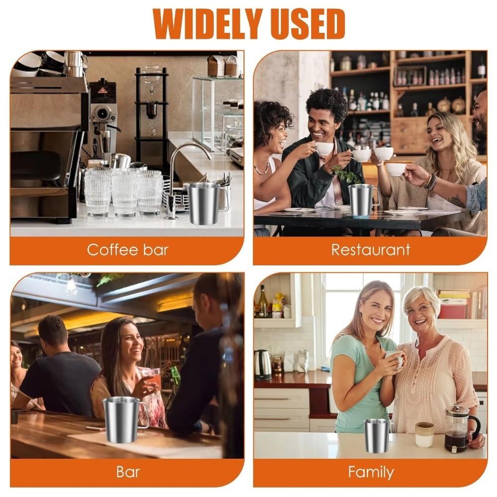 Stainless Steel Stainless Steel Cup 500/1000/1500/2000ML Coffee Latte Cup Home Kitchen