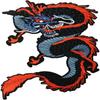 As Shown in The Picture Black Dragon Sew Iron on Patch Embroidery Sew on Patches   For Clothing