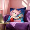 Game Amy Cartoon Rose Square DoubleSided printed Pillow Case Bedroom Bedside Pillow Sofa Cushion Cover
