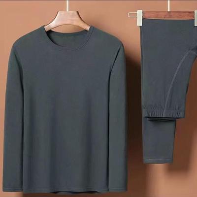 Conjunto de Ropa Interior Térmica de Forro Polar Cálido para Hombre para Otoño e Invierno