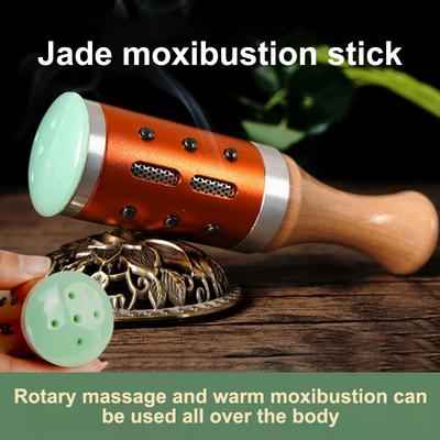 Warm Jade Tighten Facial Beauty Skin Massage Device Hot Compress Traditional Moxibustion Therapy