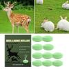 10PCS Deer and Rabbit Repellent Pellets Natural Harmless Strong Repellent Non-Toxic Humane Rodenticide Pellet
