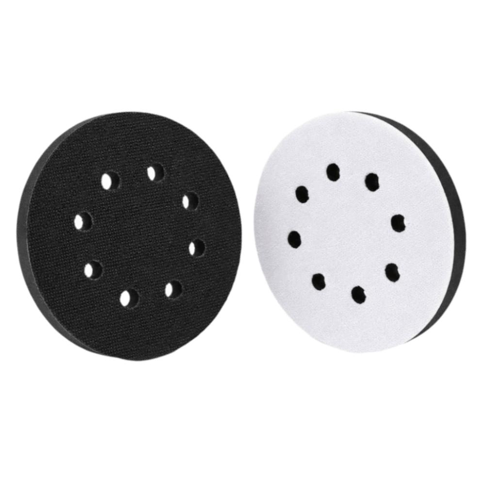 

2/5pcs 125mm Diameter Soft Buffer Sponge Interface Cushion Pad 8 Holes Soft Density Interface Pad Foam Interface Pad