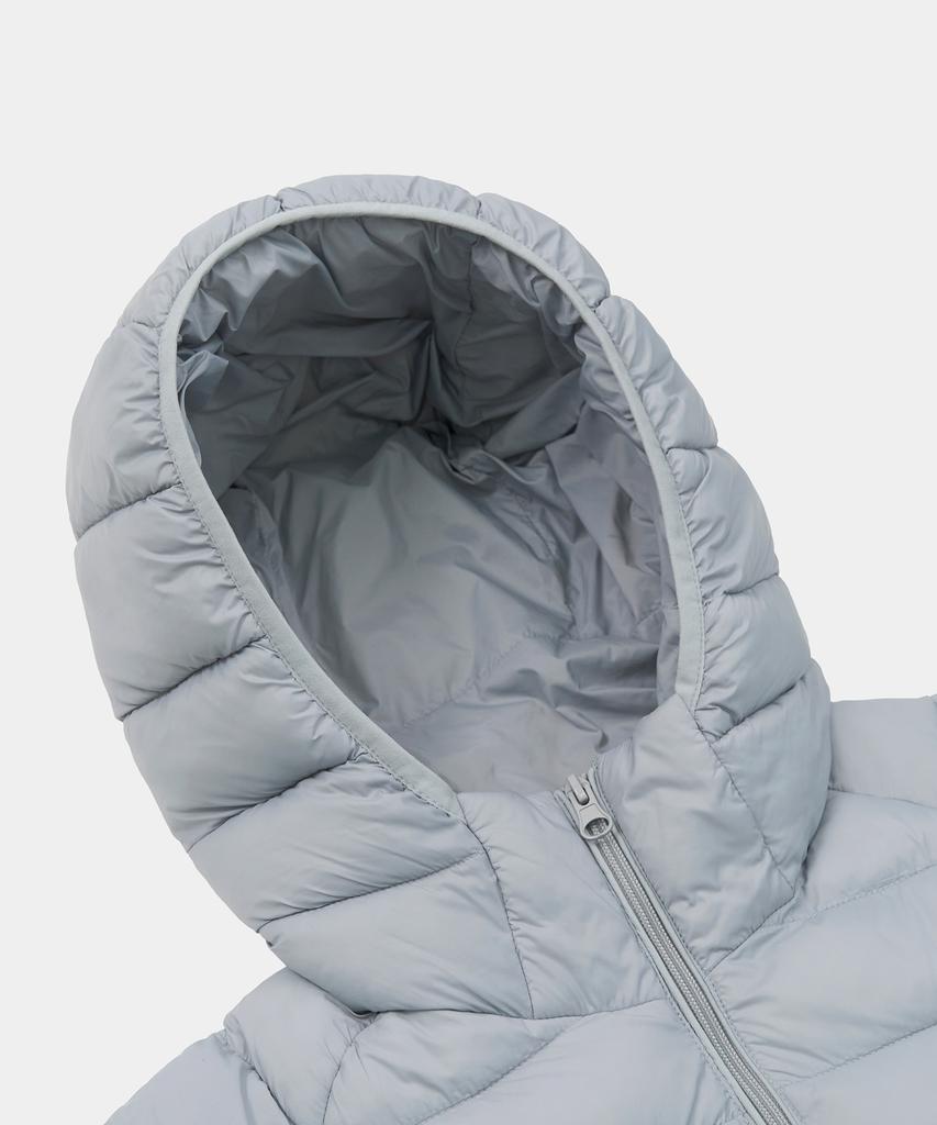 Excontainer Lightweight Hooded Padded Jacket (Sky Blue)