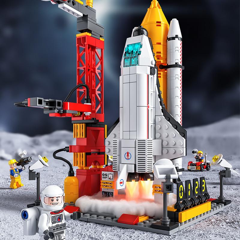 Building Blocks Space Shuttle საგანმანათლებლო სათამაშო ბლოკები სათამაშოები ბიჭებისთვის საჩუქრები ბავშვებისთვის