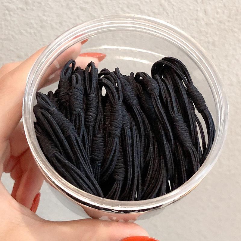 20Pcs Korean Women's Hair Tie Rubber Band simple High Elastic Durable Hair Ring Simple Temperament Hair Rope Hair Accessories