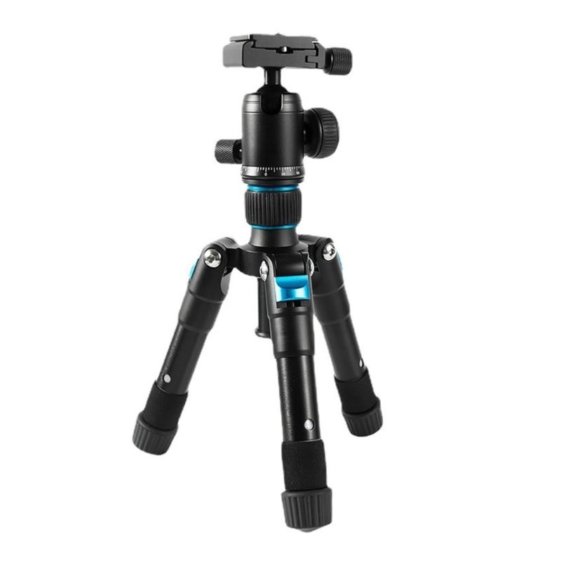 

Compactly Aluminum Table top Tripod With 360°Ball Head Supports Up To 11Pounds For Digital SLR Cameras Video Recorders 1