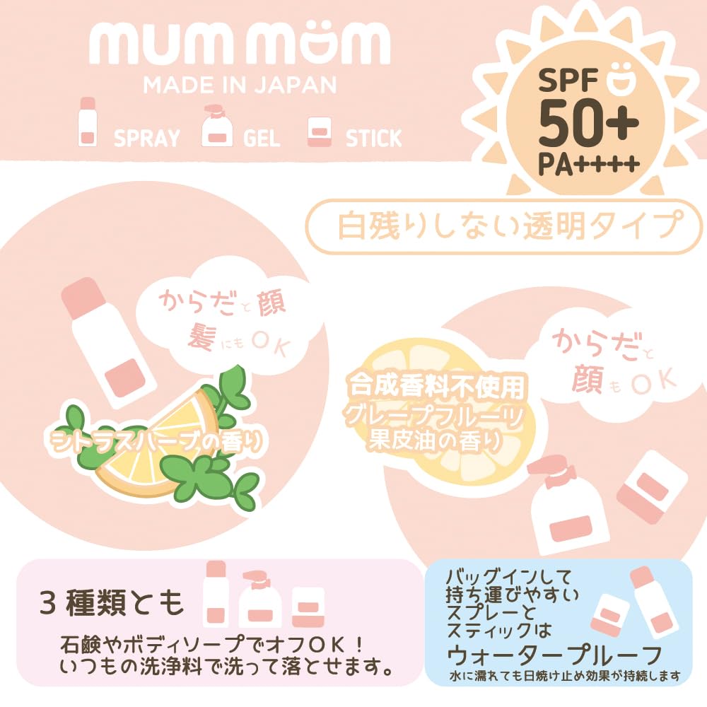 Mum Mum UV Gel CS 180g SPF50+ PA++++