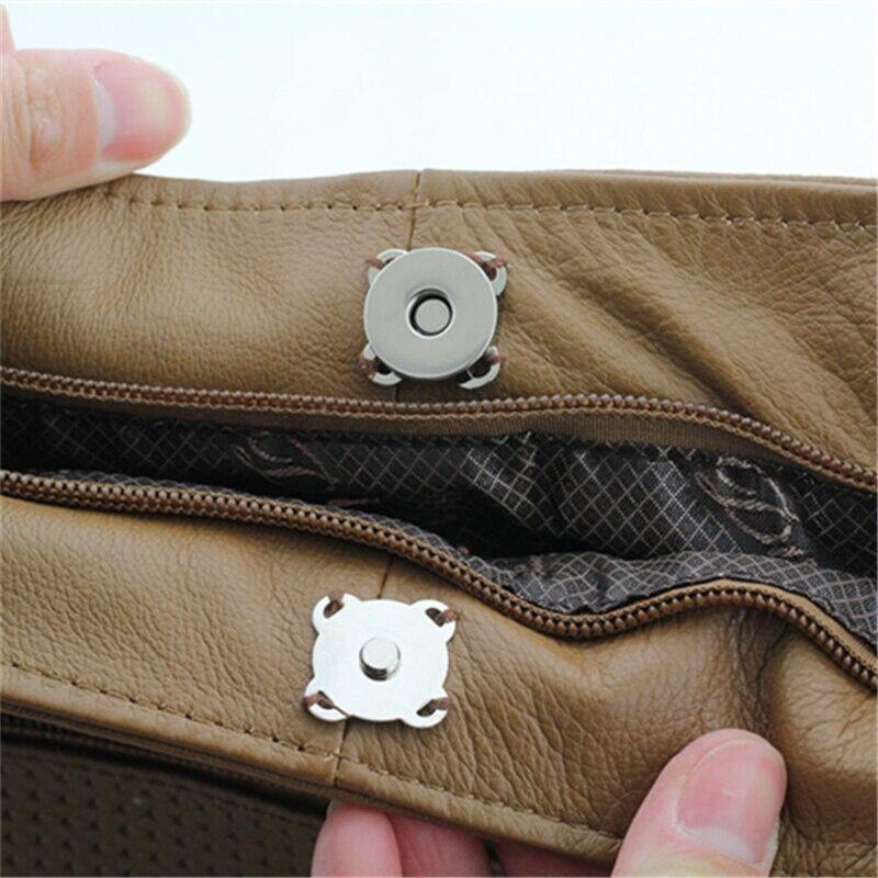 5sets 14mm 8mm Sew-on Metal Magnet Buckle Snap Fasteners Buttons Kits DIY Sewing Garment Accessories Materials Wallet Buckle