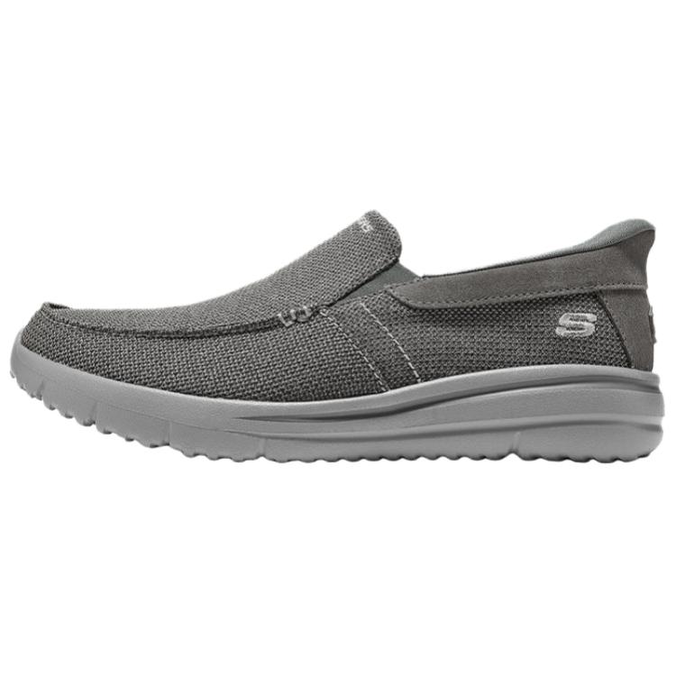 Skechers Comfortable Casual Durable Low-Top Lifestyle Shoes Men sneakers Gray 205754-GRY 39.5
