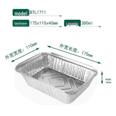 Handun Aluminiumfolie Lebensmittelbehälter