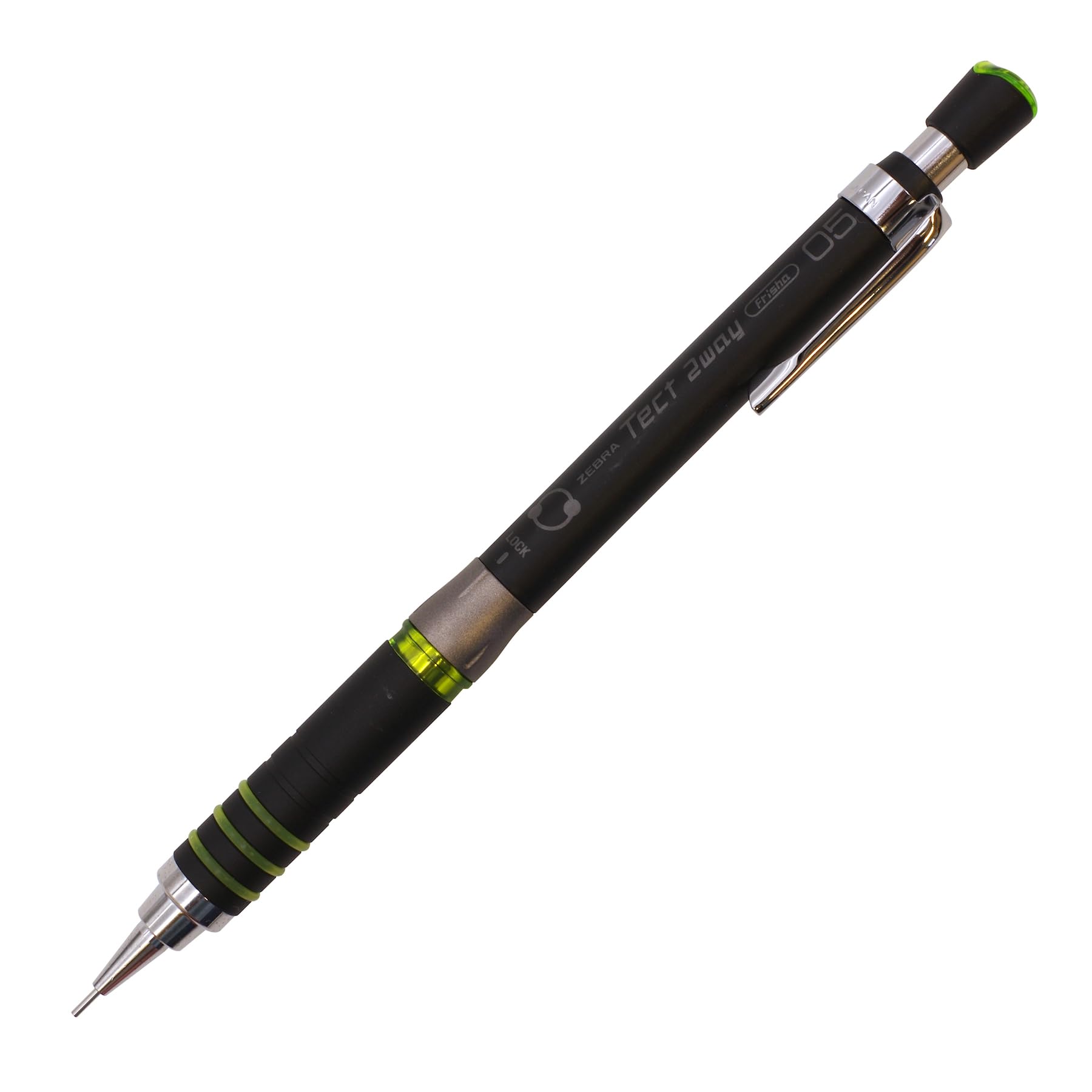 

Zebra Mechanical Pencil Tect Two Way Black Green 0.5mm MA41-23-BKG